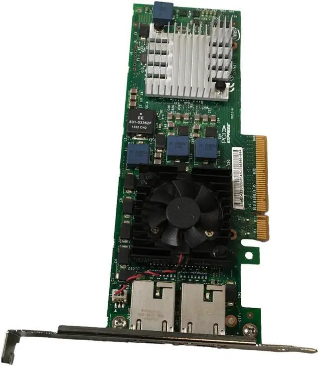 Alt view image 6 of 7 - X520-T2 Intel 2 Port 10Gbps PCI-E 2.0 X8 Ethernet Adapter CPU-E76983 E95990-004