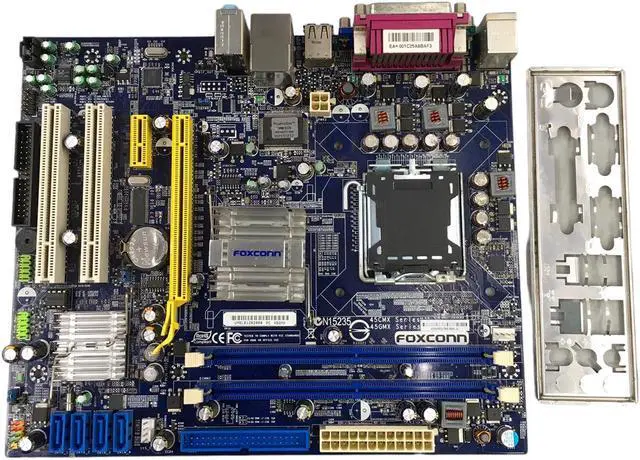 Alt view image 4 of 5 - Foxconn 45GMX Motherboard With I/O Back Plate 02010D700-005-G