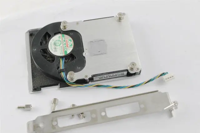 Alt view image 3 of 6 - PNY NVidia Quadro FX 380 FX380 Graphics Card Cooling Fan & Heatsink W/ High Profile Dual DVI Port PCI Bracket & Screws MGT5012XB-W10 VCQFX380-PCIE-T