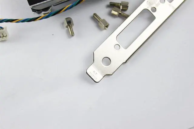 Alt view image 2 of 6 - PNY NVidia Quadro FX 380 FX380 Graphics Card Cooling Fan & Heatsink W/ High Profile Dual DVI Port PCI Bracket & Screws MGT5012XB-W10 VCQFX380-PCIE-T