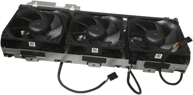 Main image of Dell 1B33FUE00 Precision T7810 T5810 3-Fan Cage 6YVJRx3 4 Pin Black Header Cable