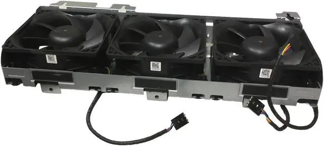 Alt view image 3 of 6 - Dell 1B33FUE00 Precision T7810 T5810 3-Fan Cage 6YVJRx3 4 Pin Black Header Cable