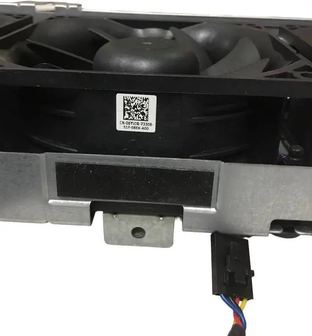Alt view image 4 of 6 - Dell 1B33FUE00 Precision T7810 T5810 3-Fan Cage 6YVJRx3 4 Pin Black Header Cable