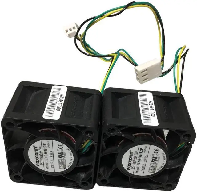 Alt view image 3 of 3 - LOT OF 2 FOXCONN PIA040H12P 4028 DC12V 0.81A computer case PWM cooling fan