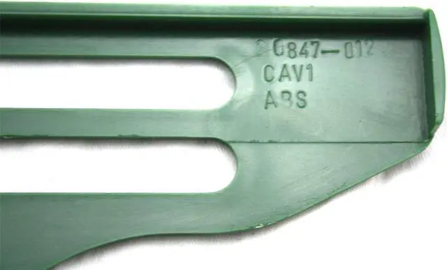 Alt view image 2 of 3 - Gateway Green Plastic Hard Drive Sled Holder Rail 20847-012