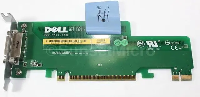 Alt view image 2 of 3 - DELL Optiplex 740 SFF DDC1 Low Profile DVI PCI Video Graphics Card JK171 0JK171