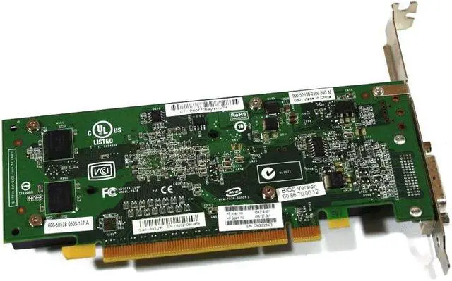 Alt view image 3 of 5 - HP Quadro NVS 290 256MB Video Card Desktop DDR2 SDRAM DirectX 10, OpenGL 2.1 High Profile TW212