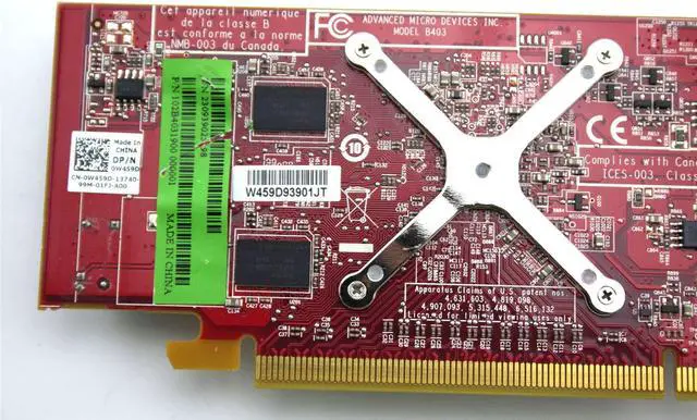 Alt view image 3 of 3 - ATI Radeon Video Card High Profile Dual ATI-102-B40319 W459D 0W459D
