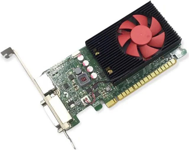 Alt view image 5 of 5 - HP NVIDIA GeForce GT730 2GB GDDR3 DVI Displayport Video Card HP 917882 918360