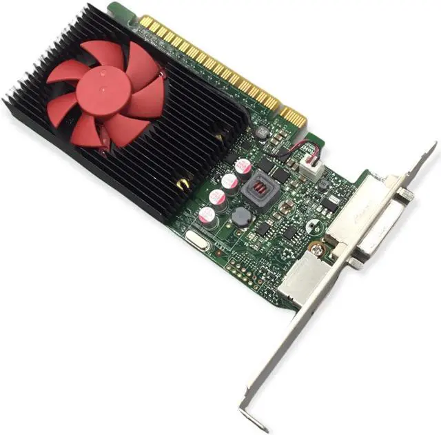 Alt view image 3 of 5 - HP NVIDIA GeForce GT730 2GB GDDR3 DVI Displayport Video Card HP 917882 918360