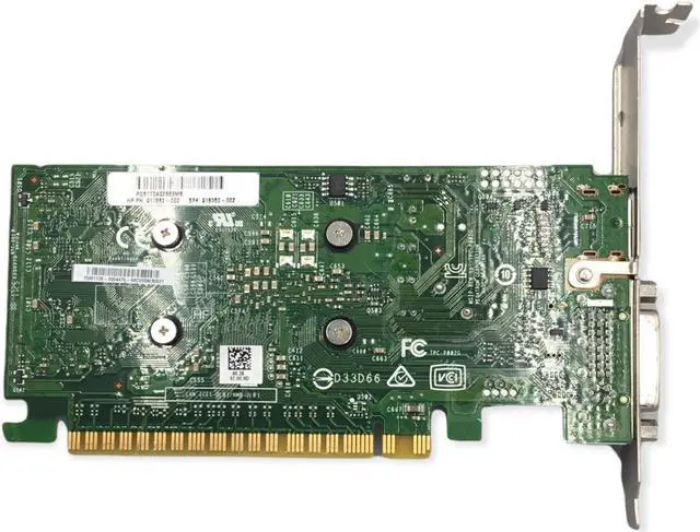 Alt view image 2 of 5 - HP NVIDIA GeForce GT730 2GB GDDR3 DVI Displayport Video Card HP 917882 918360