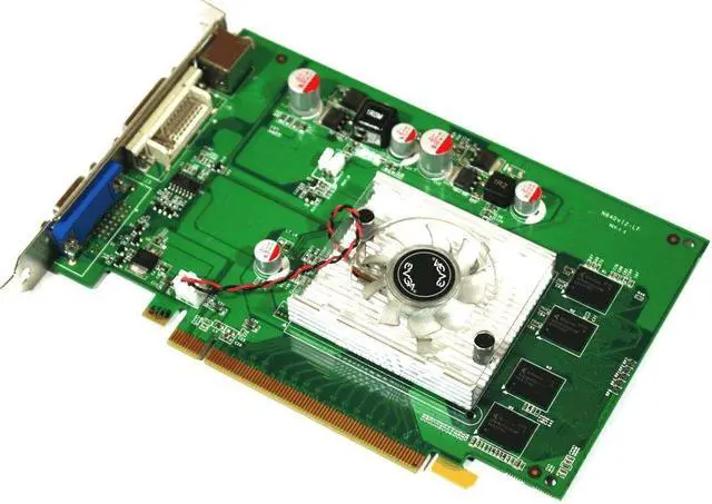 Alt view image 3 of 3 - EVGA NVidia GeForce 8400GS 512MB Video Card High Profile PCI-e VGA/DVI /TV out 512-P2-N738-LR