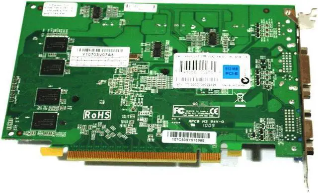 Alt view image 2 of 3 - EVGA NVidia GeForce 8400GS 512MB Video Card High Profile PCI-e VGA/DVI /TV out 512-P2-N738-LR