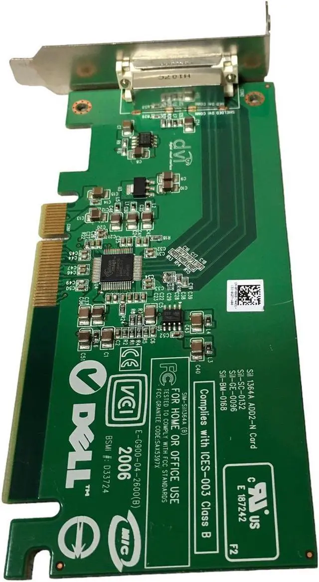 Main image of Dell DVI-D Low-Profile Video Card 0FH868 FH868