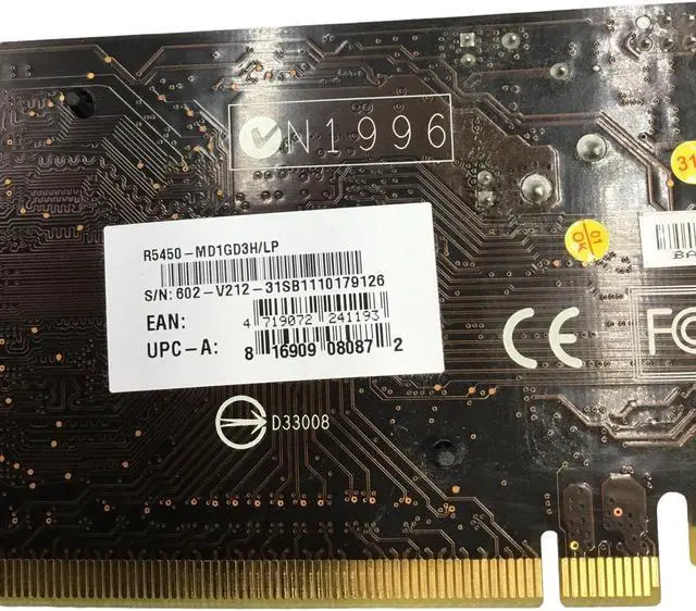 Alt view image 4 of 6 - MSI ATI Radeon HD 5450 1GB PCI-E HDMI DVI R5450-MD1GD3H/LP
