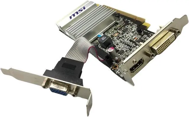Alt view image 2 of 6 - MSI ATI Radeon HD 5450 1GB PCI-E HDMI DVI R5450-MD1GD3H/LP