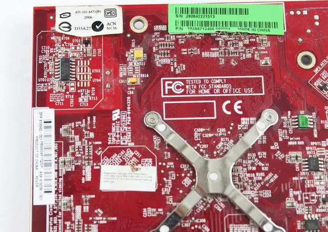 Alt view image 4 of 5 - HP PCI-E express card ATI 109-A67131-00 A19206-001 ATI-102-A671 102A6712400 DVI