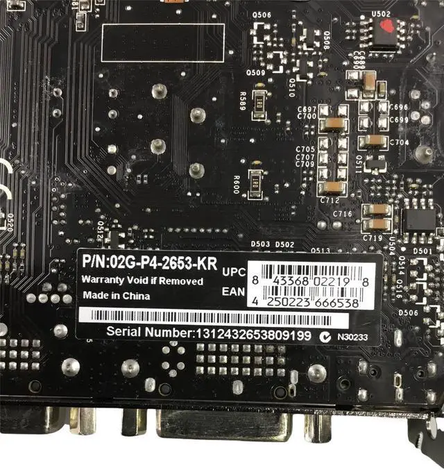 Alt view image 3 of 4 - EVGA GeForce GTX 650 02G-P4-2653-KR Video Card