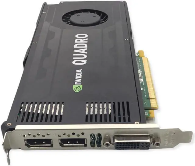 Alt view image 4 of 5 - HP Nvidia Quadro K4000 3GB Graphics Card 700104-001 No Bracket
