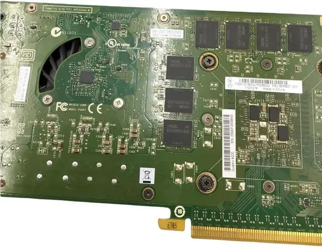 Alt view image 4 of 6 - Lenovo Nvidia Quadro 4000 2GB GDDR5 PCI-e x16 Dual DP + 1 DVI Video Card 89Y8627