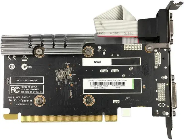 Alt view image 2 of 3 - ZOTAC GeForce GT 730 ZT-71113-20L Video Card