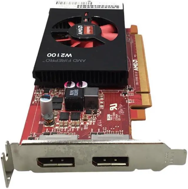 Alt view image 3 of 5 - AMD FirePro W2100 2GB GDDR3 PCIe Low Profile Video Graphics Card 763264-001 762896-001