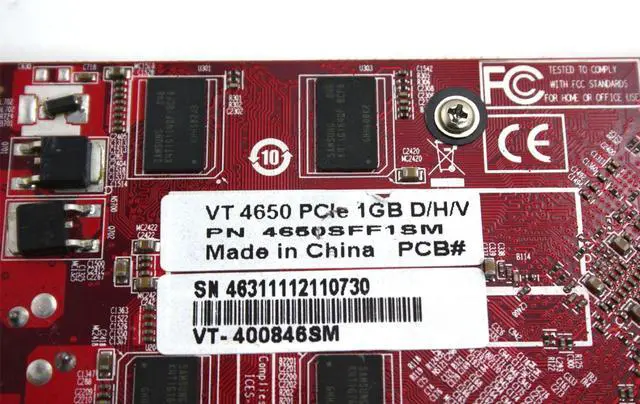 Alt view image 3 of 3 - Visiontek ATI Radeon PCI-E Video Card High Profile 1GB R73KL