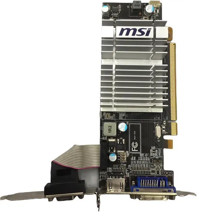 Alt view image 2 of 7 - MSI ATI RADEON R5450 1GB DDR3 PCI VIDEO CARD / M1-3 R5450-MD1GD3H/LP