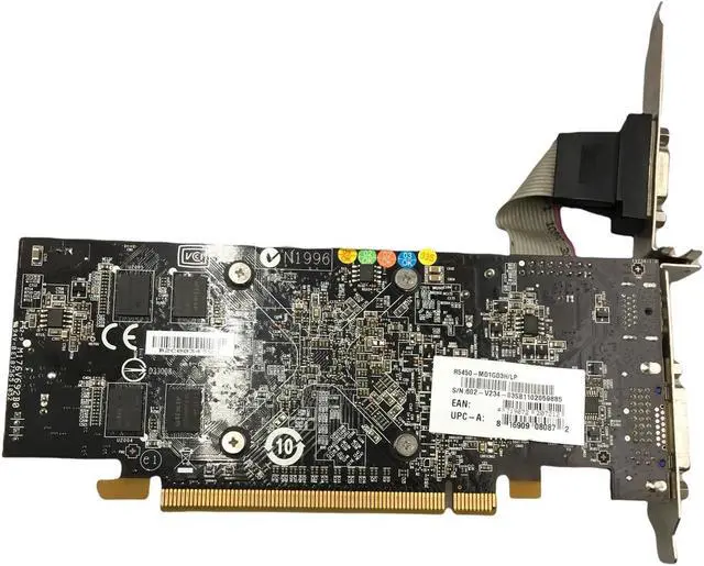 Alt view image 4 of 7 - MSI ATI RADEON R5450 1GB DDR3 PCI VIDEO CARD / M1-3 R5450-MD1GD3H/LP