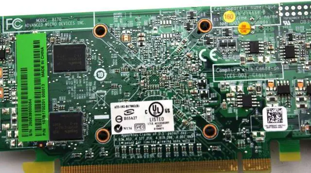 Alt view image 3 of 3 - Dell ATI Radeon HD 2400 Pro Computer Low Profile Graphics Video Card 256MB DVI-I DVI-E PS2 Port 0XX347 XX347 102B1700201