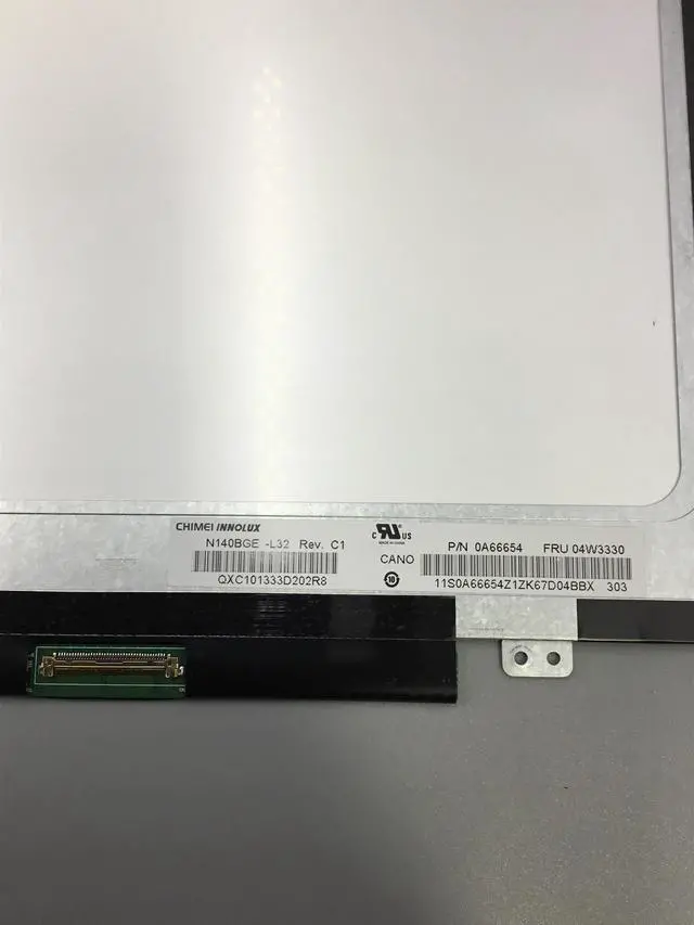 Alt view image 4 of 4 - IBM-Lenovo FRU 04W3330 14.0" WXGA HD SLIM LCD LED Display Screen