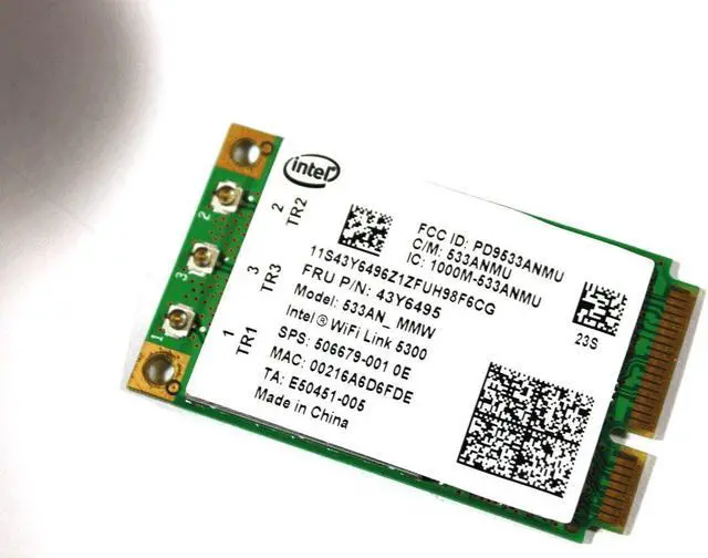 Alt view image 2 of 3 - IBM Thinkpad X200 T400 Intel Wireless Card Laptop WiFi 533AN MMW 5300 43Y6495
