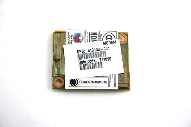 Alt view image 2 of 3 - HP Compaq Presario Pavilion Laptop 56K Modem Card G62-200 Series 510100-001
