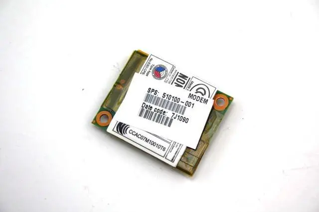 Alt view image 3 of 3 - HP Compaq Presario Pavilion Laptop 56K Modem Card G62-200 Series 510100-001