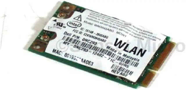 Alt view image 2 of 3 - DELL D620 D630 WLAN INTEL WIRELESS PCIe CARD WIFI 3945ABG 0NC293