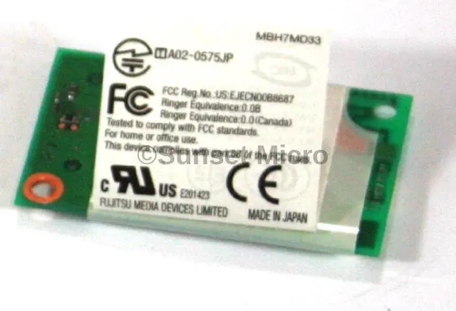 Main image of Fujitsu-Siemens Lifebook P7010 Modem Board CP147683-02 MBH7MD33