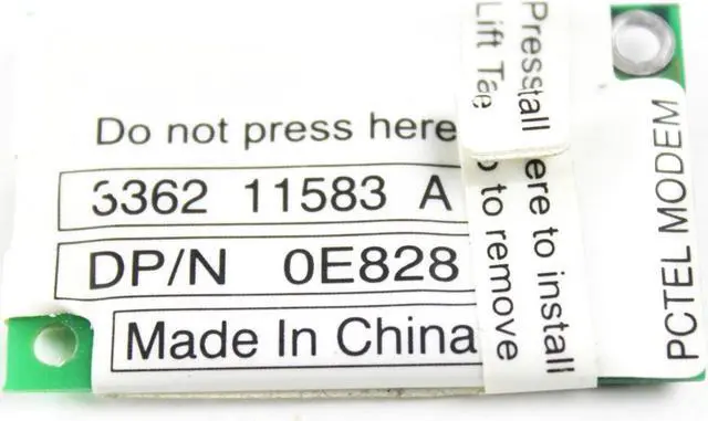 Alt view image 4 of 6 - Dell Latitude X200 C400 C510 C540 C610 C640 C840 D500 Inspiron 1100 2600 2650 Modem Board Cable Sockets 0E828