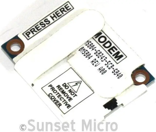 Alt view image 2 of 3 - Dell Latitude D510 D610 Modem Card 0M5804