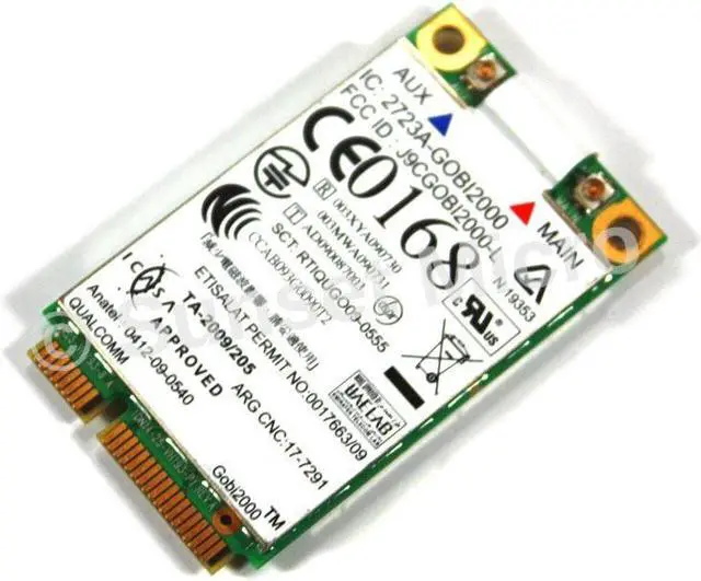 Alt view image 2 of 3 - IBM Lenovo Thinkpad X100E, X201, X201I, T410, T410I, T510, W510 Gobi 2000 Laptop 3G WWAN Card 60Y3263 60Y3259 78Y1398 78Y1399 60Y3183