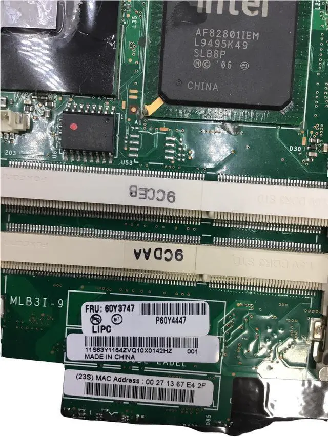 Alt view image 3 of 7 - Lenovo IBM ThinkPad R400 Laptop Motherboard 60Y3747