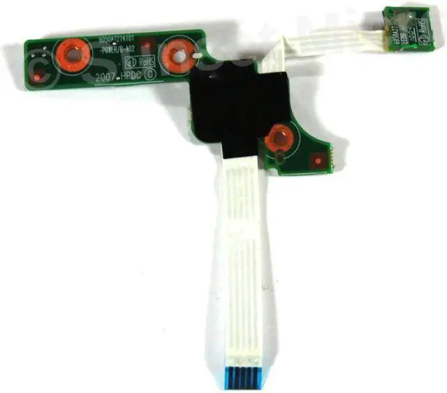 Alt view image 3 of 3 - Genuine HP Compaq 6535B, 6530B Laptop Power Button Board & Cable 6050A2214101