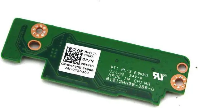 Alt view image 3 of 3 - Dell M4600 Laptop Media Board SS12 Mute & Volume Button 0W6V8D