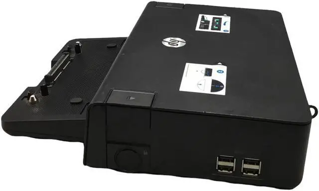 Alt view image 3 of 6 - HP 685340-002 688166-001 Advanced Docking Station Laptop Dual DVI No AC Adapter