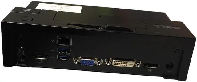 Alt view image 4 of 7 - Dell WV7MW A02 0PDXXF Replicator Laptop Docking Station