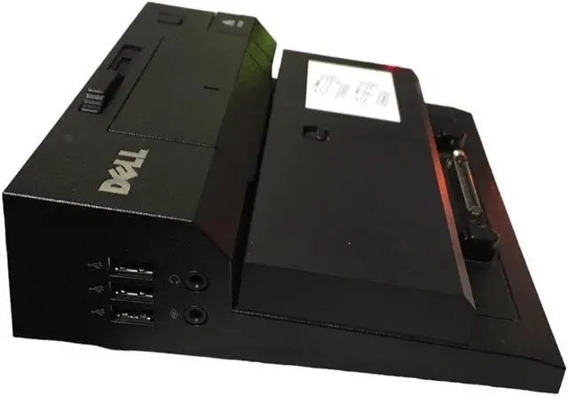 Alt view image 3 of 7 - Dell WV7MW A02 0PDXXF Replicator Laptop Docking Station