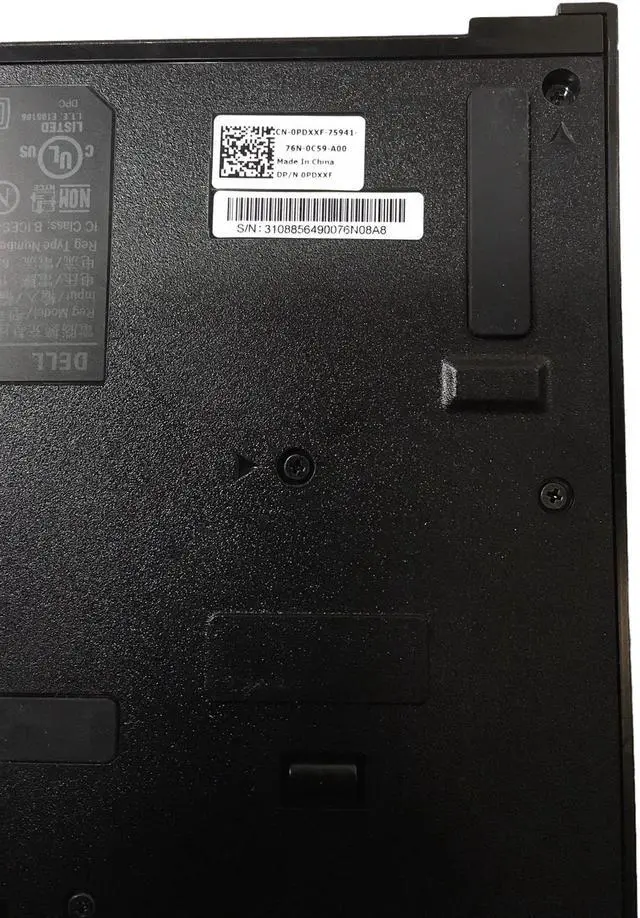 Alt view image 6 of 7 - Dell WV7MW A02 0PDXXF Replicator Laptop Docking Station