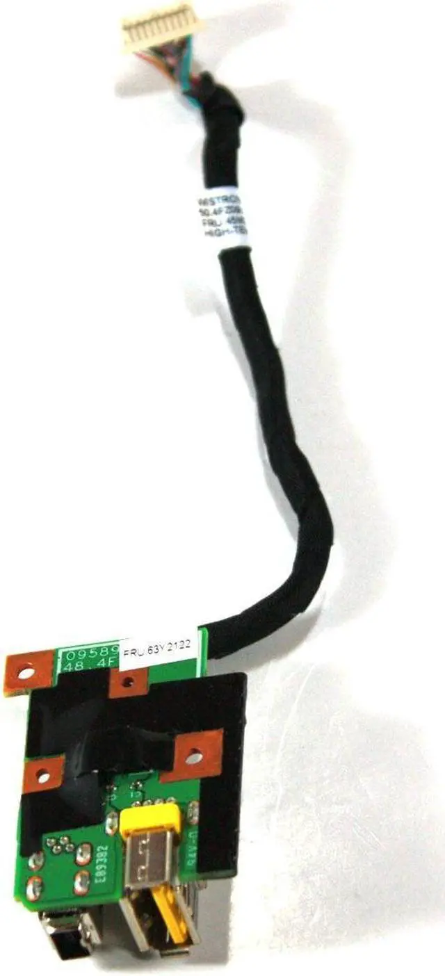Alt view image 2 of 3 - IBM Lenovo Thinkpad T400, T410 Laptop I/O USB Board W/Cable 484FZ02011 45M2906 504FZ09001 63Y2122