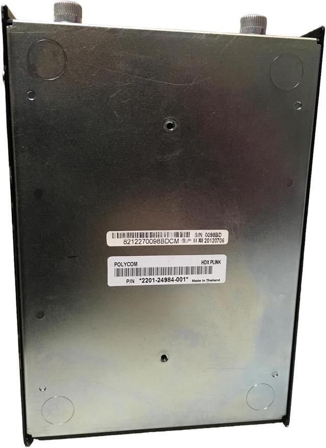Alt view image 4 of 4 - Polycom 4-Port Quad HDX PLINK, P/N 2201-24984-001