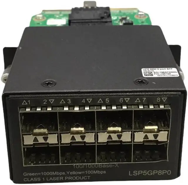 Alt view image 6 of 7 - H3C HP LSP5GP8P0 8Gigabit SFP Optical Port Expansion Card for S5120 5500-28