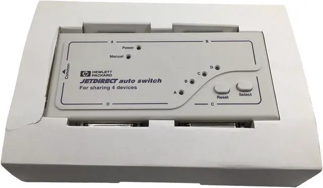 Alt view image 6 of 7 - HP JetDirect 5183-7768 4-Devices Auto Switch J4154A share printer : 088698785270